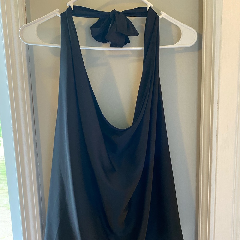 Black Express halter top